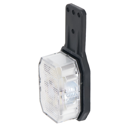 Aspock Aspock Flexipoint LED breedtelicht rechts - rood / wit op kleine rubber houder met 0,5m kabel