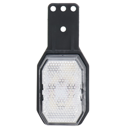 Aspock Aspock Flexipoint LED breedtelicht rechts - rood / wit op kleine rubber houder met 0,5m kabel