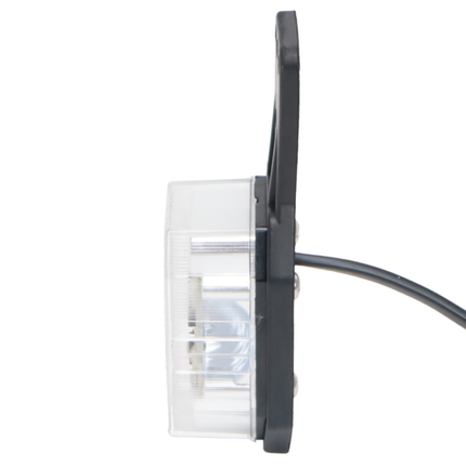 Aspock Aspock Flexipoint LED breedtelicht rechts - rood / wit op kleine rubber houder met 0,5m kabel