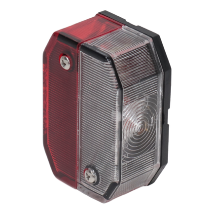 Aspock Aspock Flexipoint markeringslamp rood/wit - losse tule aansluiting