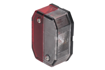 Aspock Aspock Flexipoint markeringslamp rood/wit - losse tule aansluiting