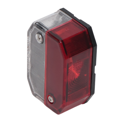 Aspock Aspock Flexipoint markeringslamp rood/wit - losse tule aansluiting
