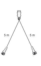 Aspock Aspöck hoofdkabel - 5 meter - 7 polig - 2x 5-polige connector
