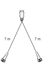 Aspock Aspöck hoofdkabel - 7 meter - 7 polig - 2x 5 polige connector