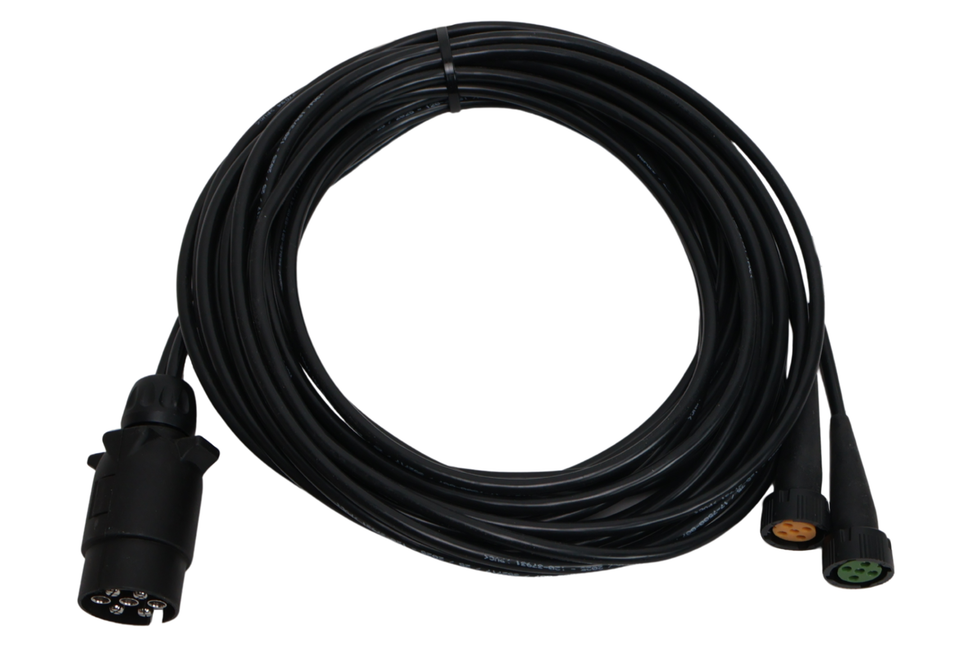 Aspock Aspöck hoofdkabel - 7 meter - 7 polig - 2x 5 polige connector