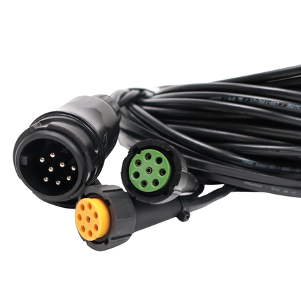 Aspock Aspöck hoofdkabel - 8 meter - 13 polig - 2x 8 polige connector - inclusief aftakkingen