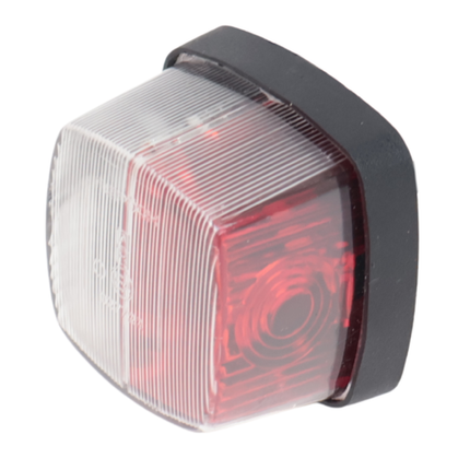 Aspock Aspock squarepoint breedtelamp rood/wit - 2 meter DC kabel 2x0,75 mm²