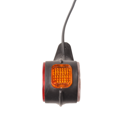Aspock Aspock Superpoint 2 - links - wit/oranje/rood - 1 meter platte kabel