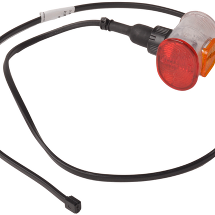 Aspock Aspock Superpoint 2 - Links/Rechts- haakse hoek - wit/oranje/rood - platte kabel