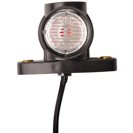 Aspock Aspock Superpoint 3 LED - links/rechts - wit/oranje/rood - 1 meter platte kabel