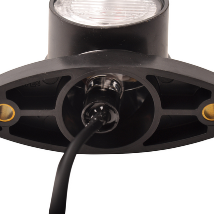 Aspock Aspock Superpoint 3 LED - links/rechts - wit/oranje/rood - 1 meter platte kabel