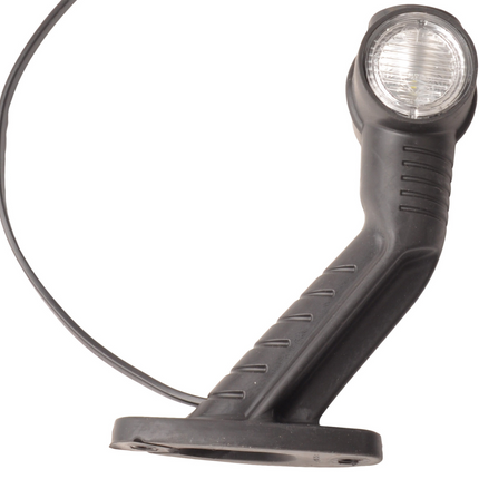 Aspock Aspock Superpoint 3 LED - rechts - wit/oranje/rood - 1 meter platte kabel