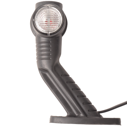 Aspock Aspock Superpoint 3 LED - rechts - wit/oranje/rood - 1 meter platte kabel