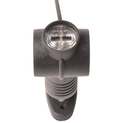 Aspock Aspock Superpoint 3 LED - rechts - wit/oranje/rood - 1 meter platte kabel