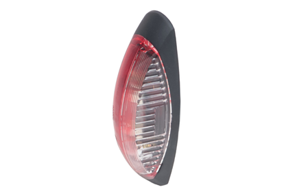 Aspock Flexipoint 2 markeringslicht rood/wit - 250 cm kabel