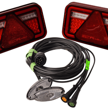Aspock LED verlichtingsset - Aspock Multiled 4 - 13 polig - Plug & Play - incl. markeringsverlichting
