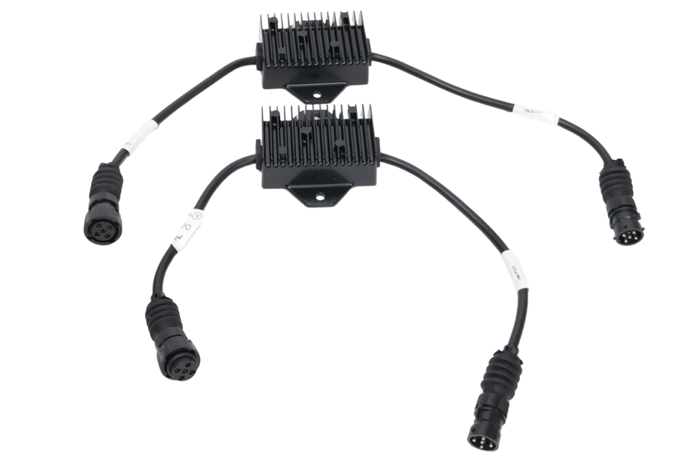 Aspock Set van 2 Aspock LED converter / control box 5 polige aansluiting - 12/24V