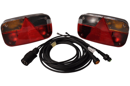 Aspock Verlichtingsset - Aspock Multipoint 3 - 5 meter hoofdkabel - 7 polig - Plug & Play - incl. aftakkingen