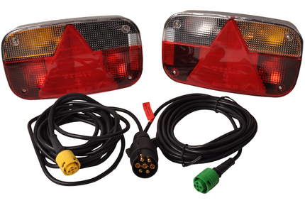 Aspock Verlichtingsset - Aspock Multipoint 3 - 5 meter hoofdkabel - 7-polig - Plug & Play