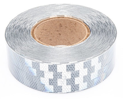 Avery Reflecterende tape voor harde ondergrond - wit - per meter