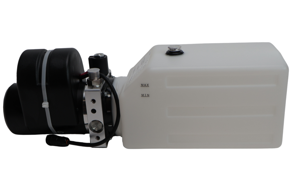 Binotto Hydraulische pomp - enkelwerkend 12V/2kW - 8 liter - powerpack