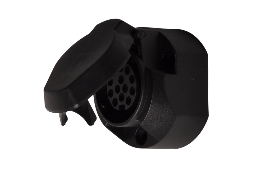 Cantonal 13-polige stekkerdoos - inclusief afdichtingsrubber - inclusief microswitch voor mistachterlicht