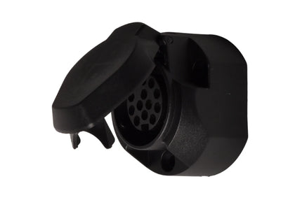 Cantonal 13-polige stekkerdoos - inclusief afdichtingsrubber - inclusief microswitch voor mistachterlicht