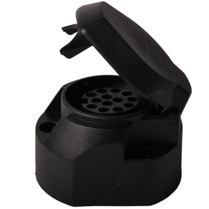 Cantonal 13-polige stekkerdoos - inclusief afdichtingsrubber - inclusief microswitch voor mistachterlicht