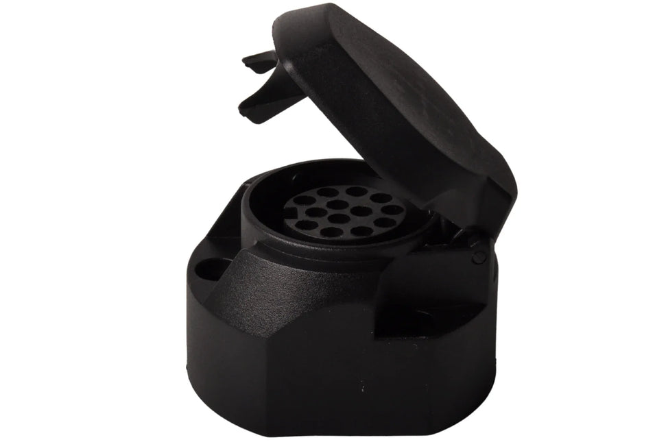 Cantonal 13-polige stekkerdoos - inclusief afdichtingsrubber - inclusief microswitch voor mistachterlicht
