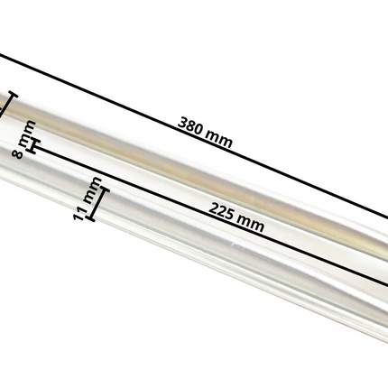 Cantonal Achterbord scharnier 37 cm
