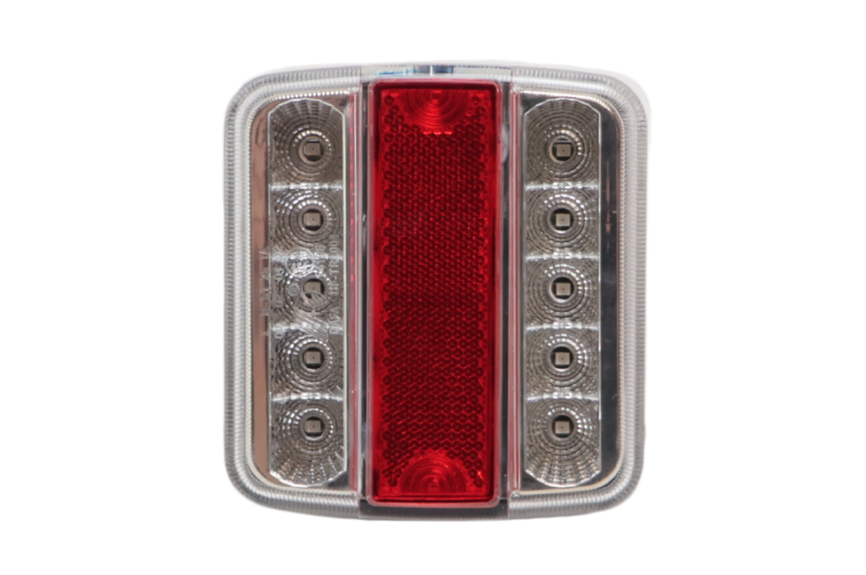 Cantonal Achterlicht - Cantonal LED - links - 100x100x35 mm - klein formaat