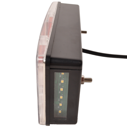 Cantonal Achterlicht - Cantonal LED - links - 228x100x53 mm - 5-polige connector