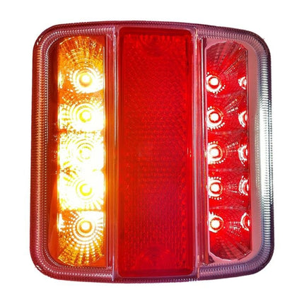 Cantonal Achterlicht - Cantonal LED - links/rechts - 4 functies - 105x98x35 mm - 5-polige connector