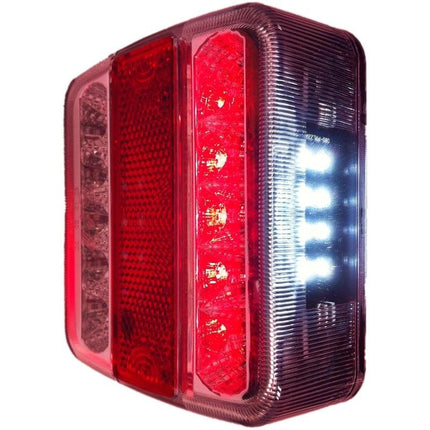 Cantonal Achterlicht - Cantonal LED - links/rechts - 4 functies - 105x98x35 mm - 5-polige connector
