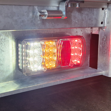 Cantonal Achterlicht - Cantonal LED - rechts - 5-polige connector - 228x100x53 mm