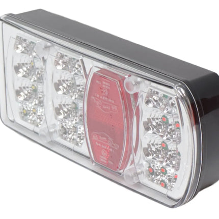 Cantonal Achterlicht - Cantonal LED - rechts - 5-polige connector - 228x100x53 mm