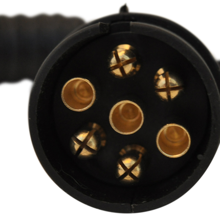 Cantonal Adapter spiraalkabel 7 aderig met 13-polige stekker & 7-polige stekker - 90 tot 250 cm