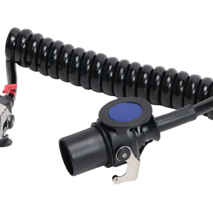 Cantonal ADR spiraalkabel vrachtwagen - 15-polig - 2,5 meter - 24V