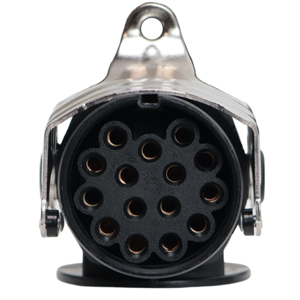 Cantonal ADR spiraalkabel vrachtwagen - 15-polig - 2,5 meter - 24V