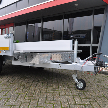 Cantonal Aluminium disselkist 1200x380x195 mm - 2,5 mm wanddikte - ideaal voor plateauwagens en autotransporters - water- en stofdicht - incl. spansluitingen