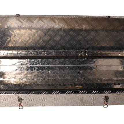 Cantonal Aluminium disselkist 1200x380x195 mm - 2,5 mm wanddikte - ideaal voor plateauwagens en autotransporters - water- en stofdicht - incl. spansluitingen