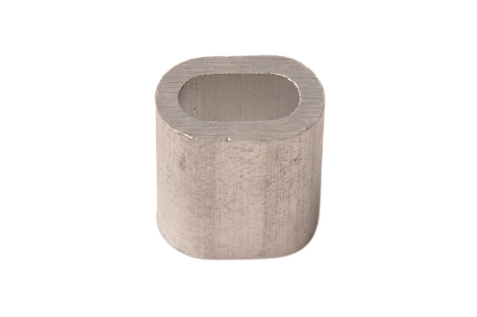 Cantonal Aluminium klemkous voor 3 mm staaldraad
