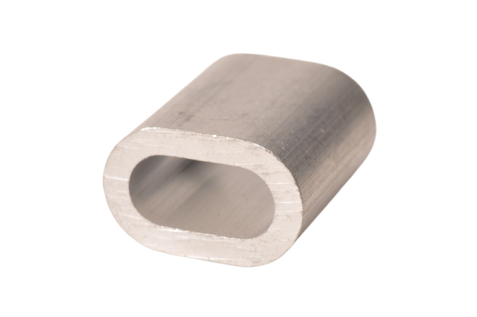 Cantonal Aluminium klemkous voor 6 mm staaldraad