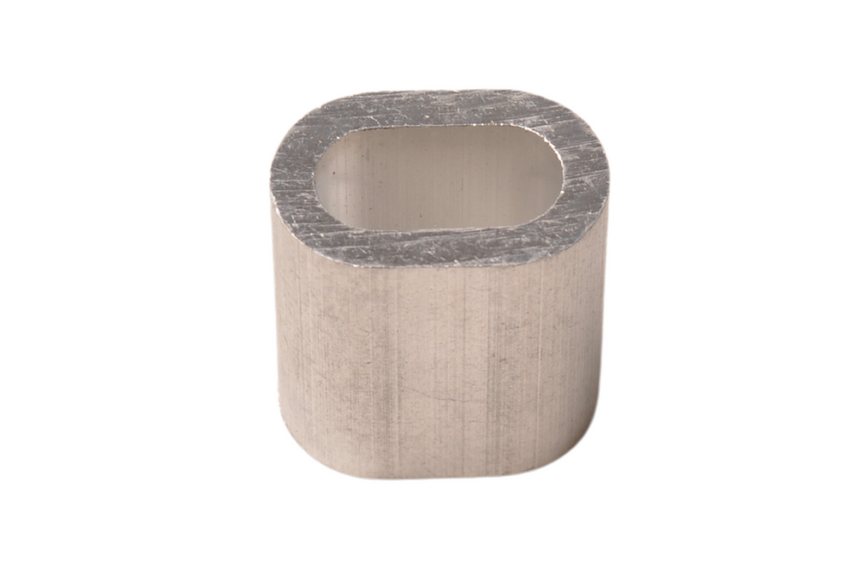 Cantonal Aluminium klemkous voor 6 mm staaldraad