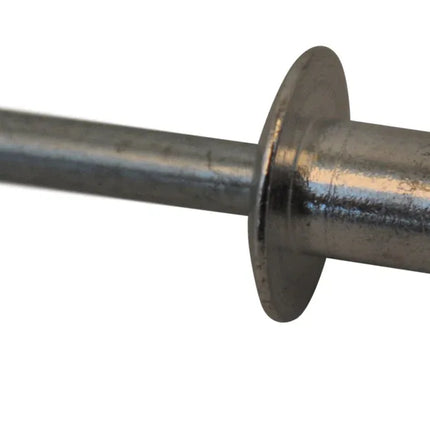 Cantonal Aluminium platbolkop blindklinknagel - popnagel - 6 x 18 mm - klembereik 11 - 13 mm - 3900 N - per 10 stuks