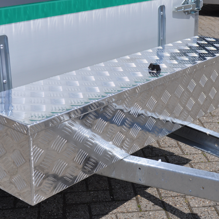 Cantonal Aluminium traanplaat disselkist - 1250x250x250 mm