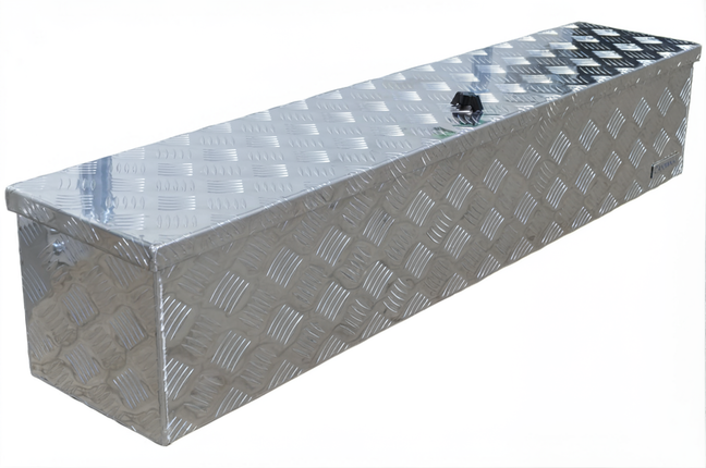 Cantonal Aluminium traanplaat disselkist - 1250x250x250 mm