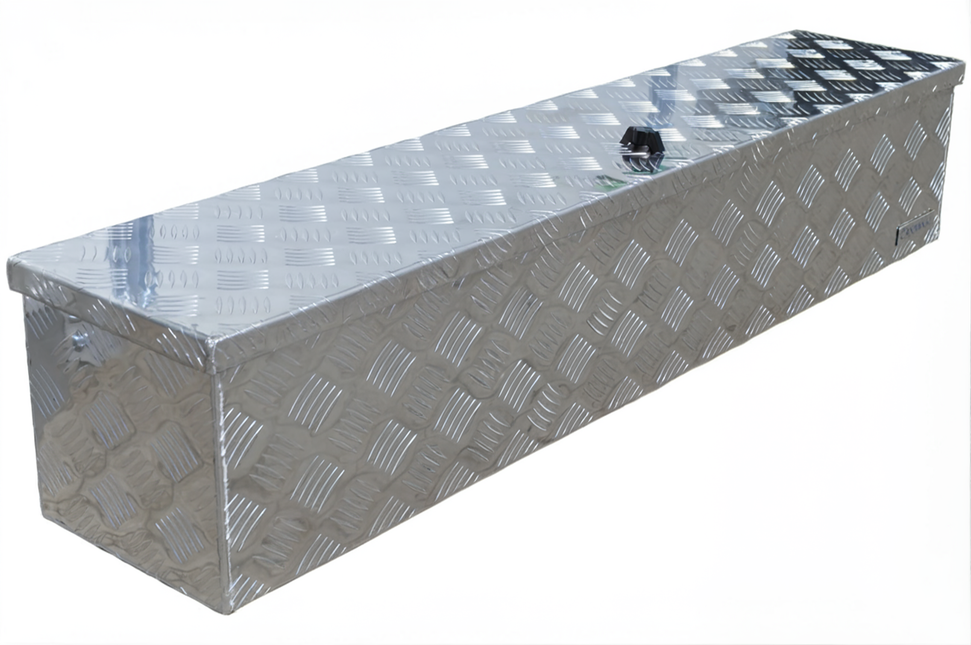 Cantonal Aluminium traanplaat disselkist - 1250x250x250 mm