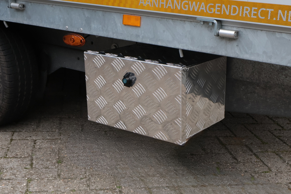 Cantonal Aluminium traanplaat disselkist - 400x240x300 mm