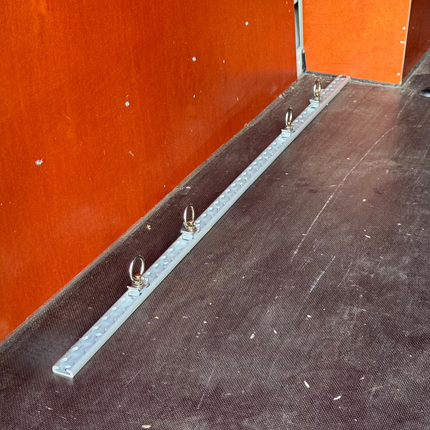 Cantonal Aluminium vliegtuigrail set - 60 cm lengte - 30 mm breed - 500 kg breeklast - 2 stuks